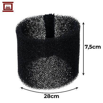 Sūkļa filtrs putekļsūcējam Kaminer 23918 26747, 28x7.5 cm