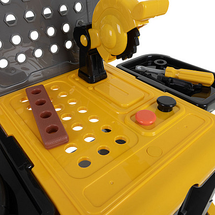 Rotaļu darbnīca bērniem 3in1 Iso Trade, instrumentu komplekts 59 el. 26631