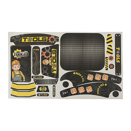 Rotaļu darbnīca bērniem 3in1 Iso Trade, instrumentu komplekts 59 el. 26631