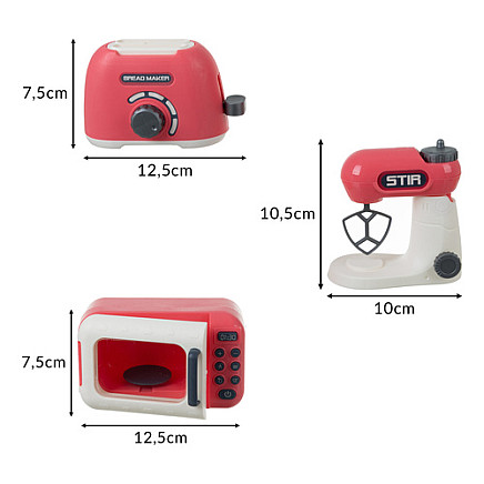 Rotaļu virtuves piederumu komplekts bērniem 26 gab. ar mikseri un tosteri 24902