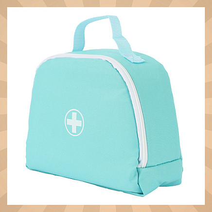 Ārsta un zobārsta komplekts bērniem Kruzzel 26421, 24 koka elementi somā