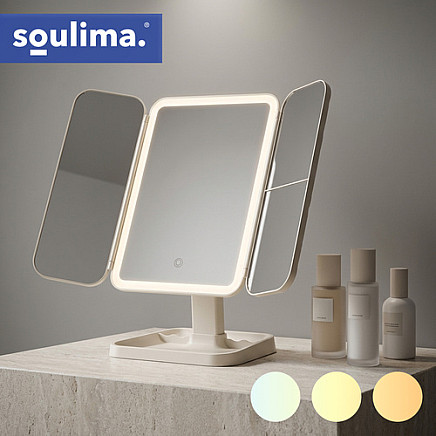LED folding cosmetic mirror Soulima 26952