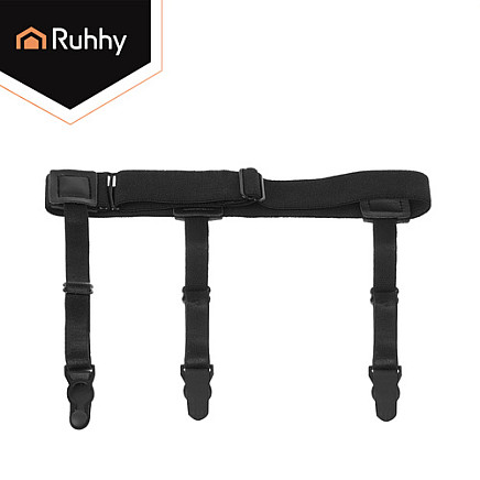 Ruhhy melnas kreklu lencītes