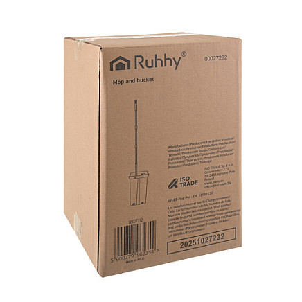 Mop dwukomorowy 11L z nakładkami Ruhhy 27232