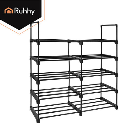 Ruhhy 10-level shoe shelf 45x30x174cm