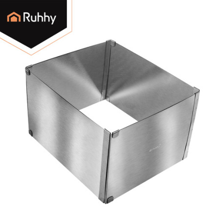 Ruhhy rectangular cake tin/confectionery rim