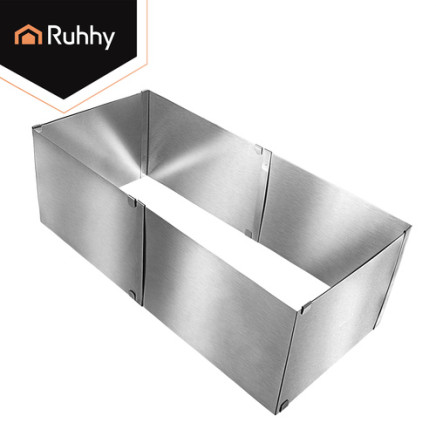 Ruhhy rectangular cake tin/confectionery rim