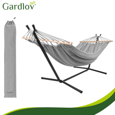 Garden hammock 200x150cm Gardlov with frame 27293