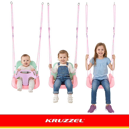 Kruzzel 3-in-1 pastel childrens swing - 5900779962750 Kruzzel 3-in-1 pastel childrens swing