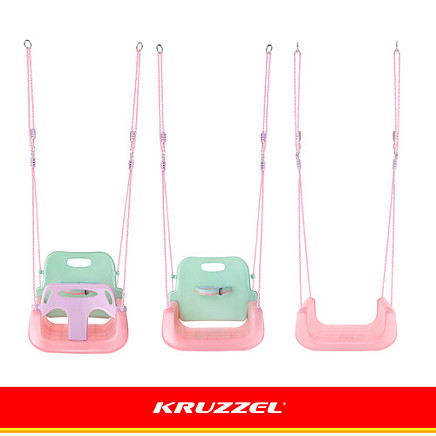 Kruzzel 3-in-1 pastel childrens swing - 5900779962750 Kruzzel 3-in-1 pastel childrens swing