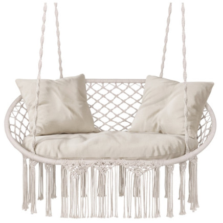 Huśtawka bocianie gniazdo podwójna kremowa Gardlov - 5900779962880 Huśtawka bocianie gniazdo podwójna kremowa Gardlov