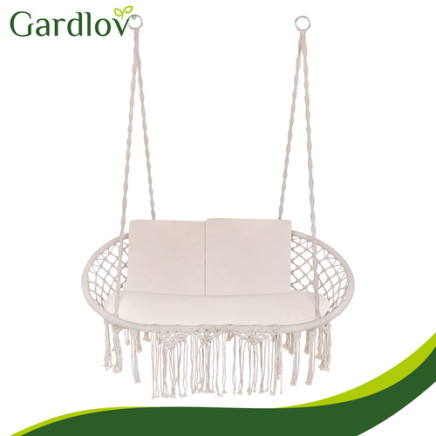 Huśtawka bocianie gniazdo podwójna kremowa Gardlov - 5900779962880 Huśtawka bocianie gniazdo podwójna kremowa Gardlov