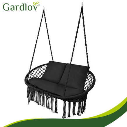 Poduszka na huśtawkę podwójną- czarna Gardlov