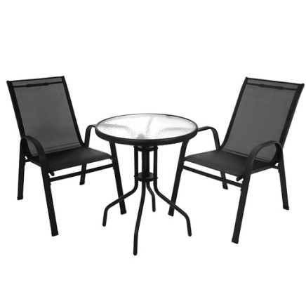 Zestaw mebli balkonowych-stolik+ 2 krzesła Gardlov