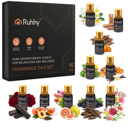 Fragrance oil - set of 10 pcs. 10 ml Ruhhy 27222