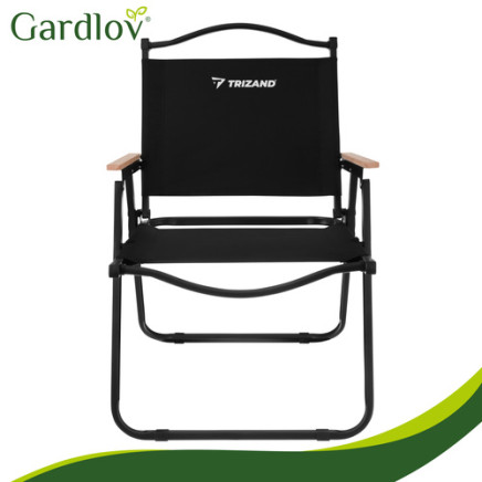 Krzesło ogrodowe 54x56x79cm czarne Trizand