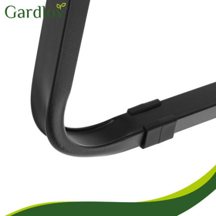 Krzesło ogrodowe 54x56x79cm czarne Trizand