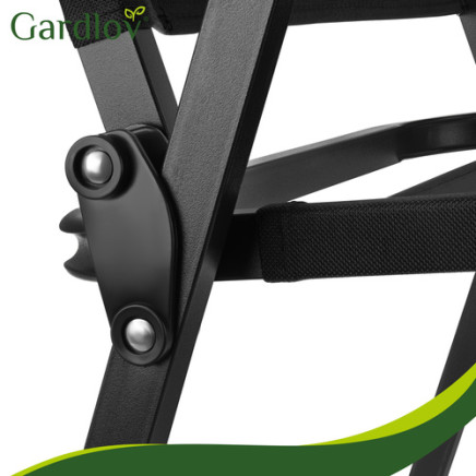 Krzesło ogrodowe 54x56x79cm czarne Trizand