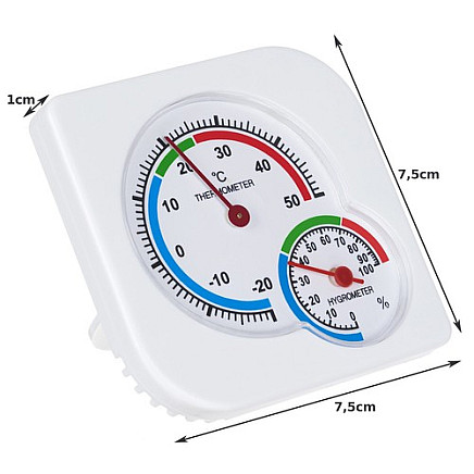 Точный термометр для помещений и улицы с гигрометром - универсальный монитор температуры и влажности для дома, кухни, сада, библиотек и разведения животных