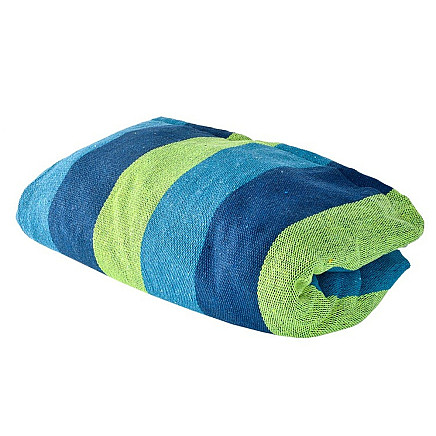 Dārza Mājas Divvietīgs Šūpuļtīkls - 200x150 cm, Zils-Zaļš