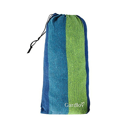 Dārza Mājas Divvietīgs Šūpuļtīkls - 200x150 cm, Zils-Zaļš