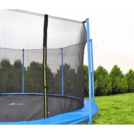 13ft Durable Safety Inner Trampoline Net - универсальная 8-постовая, безопасная для детей, погодоустойчивая сетка для батутов 396-404