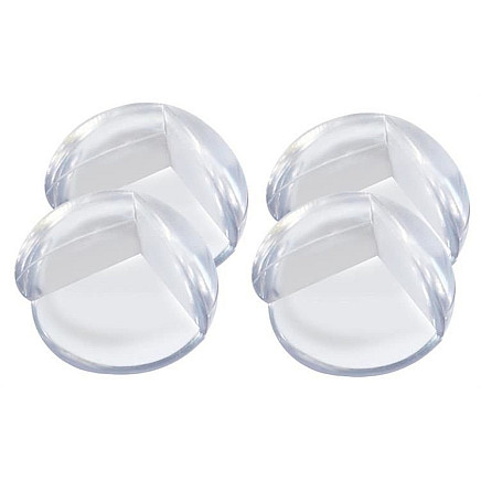 Silikona stūru aizsargi bērnu drošībai, 4 gab.