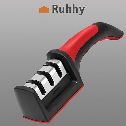 3-ступенчатая эргономичная точилка для быстрых ножей - компактный и эффективный инструмент для обновления лезвий