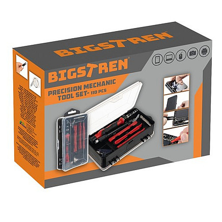 Set of tools for precision mechanics 110 pcs