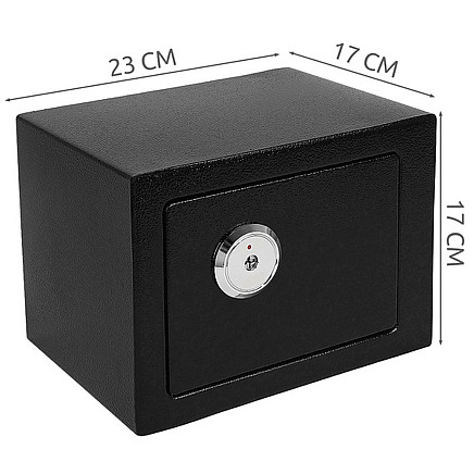 Drošības Mēbeļu Seifs Mājām Ofisam ar Atslēgu l Small Security Safe with Key