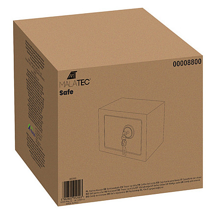 Drošības Mēbeļu Seifs Mājām Ofisam ar Atslēgu l Small Security Safe with Key