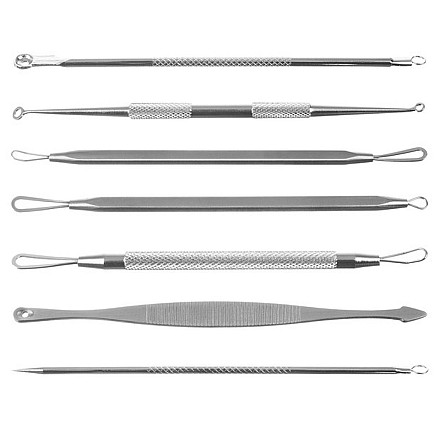 Instrumenti Karote UNO Vidal Loop Sejas Tīrīšanai, Melngalvju un Komedonu Noņemšanai, 7...