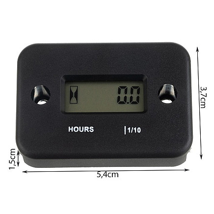 Engine operating hours counter