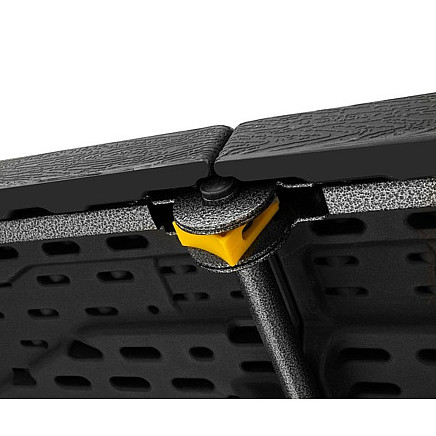 Pārnēsājams HDPE 180 cm saliekamais dārza galds - viegls, izturīgs un viegli transportējams kofera dizains