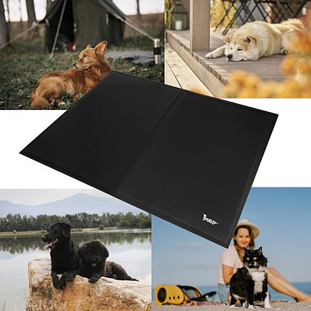 Portable Self-Cooling Waterproof Mat for Pets - Foldable, Easy-Clean & Durable Cooling Pad for Indoor/Outdoor Use