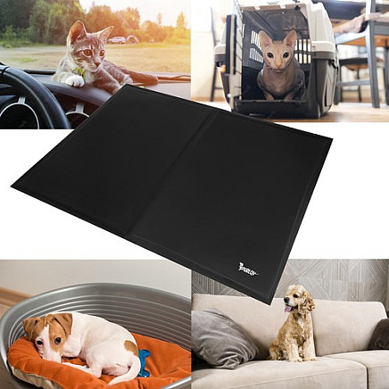 Portable Self-Cooling Waterproof Mat for Pets - Foldable, Easy-Clean & Durable Cooling Pad for Indoor/Outdoor Use