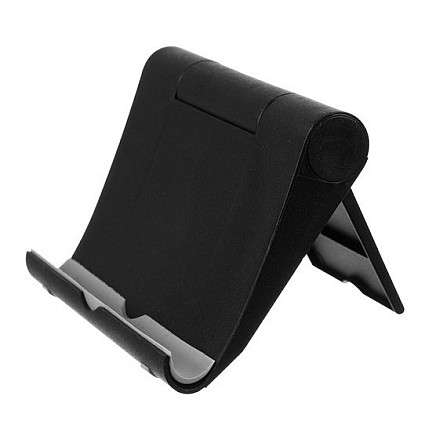 Universal Adjustable Tilt Angle Durable Smartphone Stand - Compact, Travel-Friendly Mobile Holder Made of High-Quality PP Material