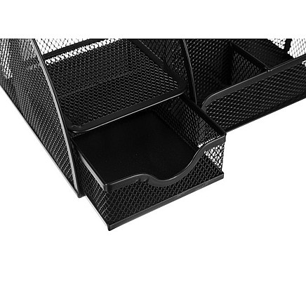 Rakstāmgalda Organizators - 6 nodalījumi, Melns