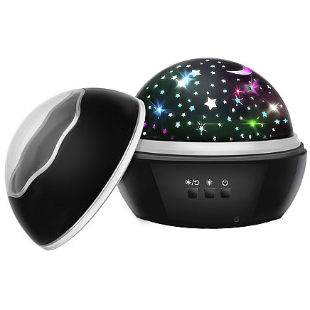 2-in-1 Starry Night & Underwater World Projector Nightlight - Calming Sleep Aid for Toddlers with Exciting Light Effects