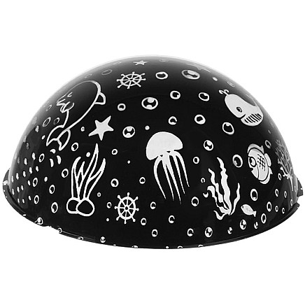 2-in-1 Starry Night & Underwater World Projector Nightlight - Calming Sleep Aid for Toddlers with Exciting Light Effects