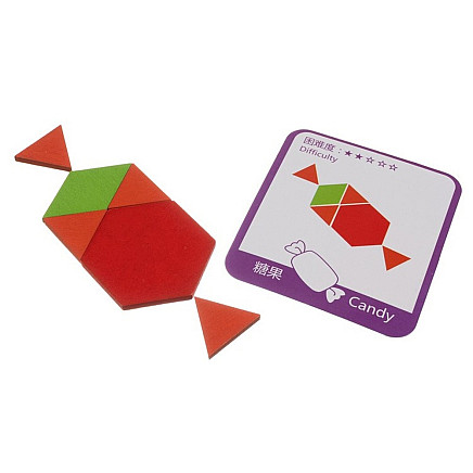 Educational puzzle - geometric shapes