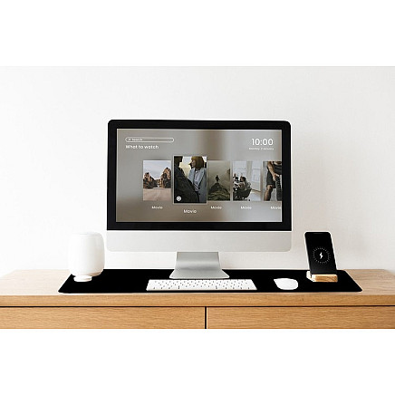 IZOXIS XXL 90 см нескользящий, водонепроницаемый, прочный игровой и офисный коврик для мыши с толстой окантовкой швов и резиновым основанием