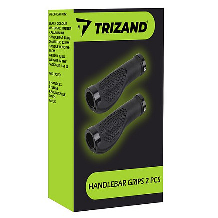 Shock-Absorbing Ergonomic Anti-Slip Cycling Handlebar Grips - Easy to Install, Profiled for Secure Grip