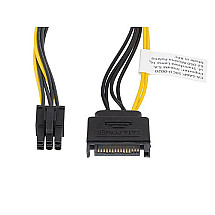 LANBERG SATA (M) - PCI EXPRESS (M) 6 PIN кабель 20 см