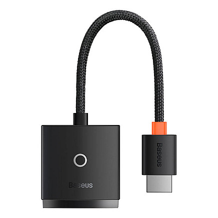 Baseus Lite sērijas HDMI uz VGA adapteris bez audio (melns)