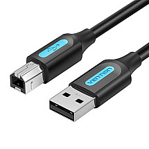 Кабель USB 2.0 A - B Vention COQBI 3 м (черный)