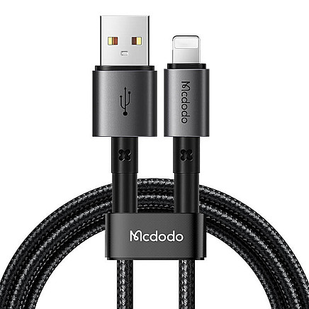 USB-A to Lightning Cable Connector Mcdodo CA-3580, 1.2 m (black)