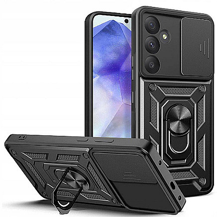 Tech-Protect CamShield Pro case for Samsung Galaxy A55 5G - black