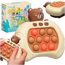 Anti-stress Sensory Bear Electronic Game POPIT Quick Push