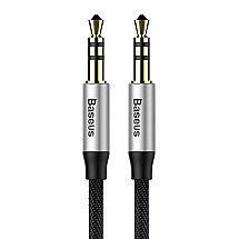 Cable Baseus Yiven Audio Cable  3.5 mm mini-jack M30 0.5M Silver Black